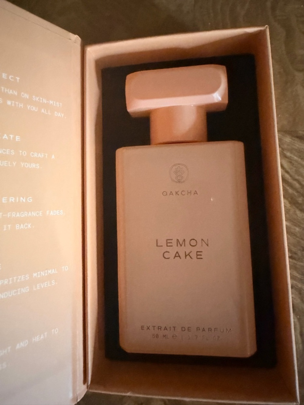 Oakcha Gourmand Collection Lemon Cake 1.7 FI Oz Extrait de Parfum New in Box - Picture 3 of 7